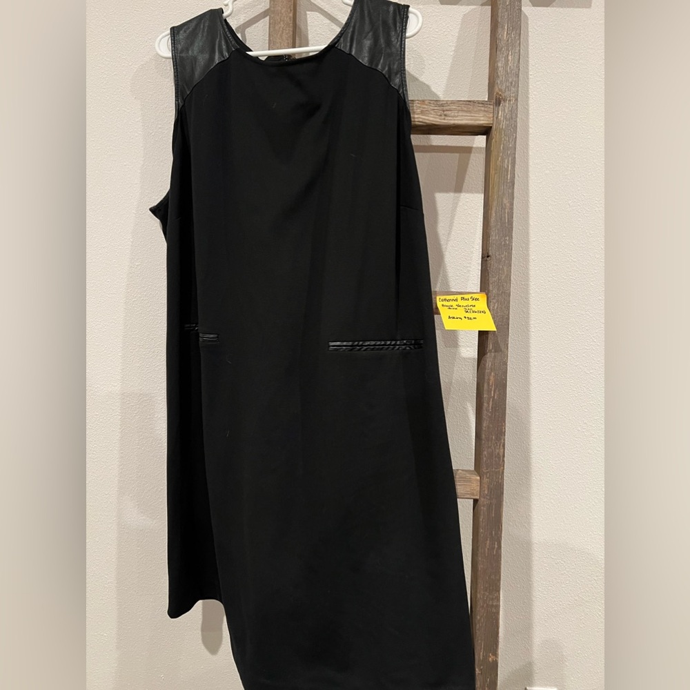 Lane Bryant black sleeveless dress